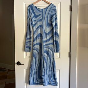 House of Sunny Blue Moon Women’s Midi Dress